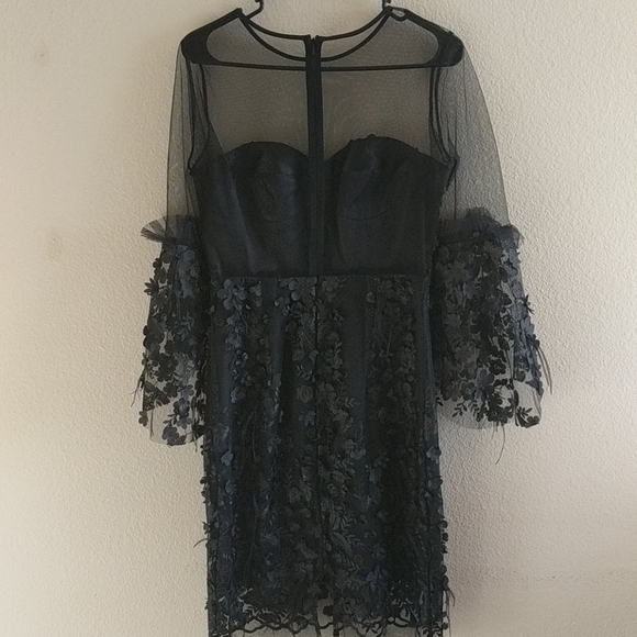 Milly Evening Mesh Dress 4 - Picture 5 of 8